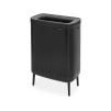 Korpa za rublje BO, 2 x 45 l, crna, Brabantia