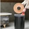 Korpa za rublje, 60 l, s poklopcem od pluta, crna, Brabantia