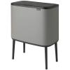 Korpa za otpatke na dodir BO TOUCH KANTA, 3 x 11 l, mineralno siva, Brabantia