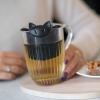Infuzor za čaj MIAOU, kozmička crna, Koziol