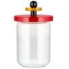 Kuhinjska posuda za pohranu 100 COLLECTION, 1 l, crvena, staklo, Alessi