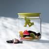 Kuhinjska posuda za pohranu GIANNI, 2 l, bijeli poklopac, staklo, Alessi