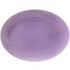 Oval za posluživanje RHOMBE, 35 x 27 cm, svijetloljubičasta, Lyngby