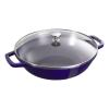 Wok, 30 cm, sa staklenim poklopcem, tamnoplava, Staub