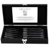 Set vilica za odreske LAGUIOLE LUXURY, 6 kom, crna, ručka od ebanovine, Laguiole