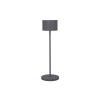 Prenosiva stolna lampa FAROL, 33 cm, LED, toplo siva, Blomus