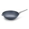 Wok DIAMOND LITE PRO, 34 cm, ručka od nehrđajućeg čelika, titan, WOLL
