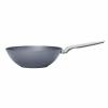Wok DIAMOND LITE PRO, 30 cm, za indukciju, ručka od nehrđajućeg čelika, titan, WOLL