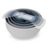 Set kuhinjskih zdjela NEST 40112, 9 kom, sa cjedilom i žlicom za mjerenje, plava, Joseph Joseph