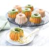 Pekač za kolače ANNIVERSARY BUNDLETTE BUNDT, za 6 mini torti, zlatna, Nordic Ware