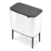 Kanta za otpatke na dodir BO, 3 x 11 l, bijela, Brabantia