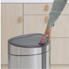 Kanta za otpatke na dodir TOUCH BIN NEW, 10 + 23 l, otporna na otiske prstiju, mat čelik, Brabantia