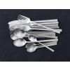 Set pribora za jelo, 16 kom, srebrna mat, Bitz