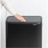 Kanta za otpatke na dodir BO HI, 2 x 30 l, crna, Brabantia