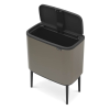 Kanta za otpatke na dodir BO, 36 l, platina, Brabantia