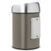 Kanta za otpatke na dodir TOUCH BIN, 3 l, platina, Brabantia
