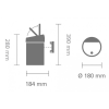 Kanta za otpatke na dodir TOUCH BIN, 3 l, platina, Brabantia