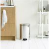 Kanta s pedalom NEWICON, 20 l, sjajni čelik, Brabantia