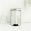 Kanta s pedalom NEWICON, 20 l, sjajni čelik, Brabantia