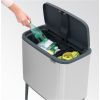 Kanta za otpatke na dodir BO, 11 + 23 l, čelik mat, Brabantia