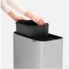Kanta za otpatke na dodir BO, 11 + 23 l, čelik mat, Brabantia