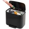 Kanta s pedalom BO, 36 l, mat crna, Brabantia