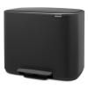 Kanta s pedalom BO, 36 l, mat crna, Brabantia