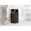 Kanta s pedalom BO, 2 x 30 l, crna, Brabantia