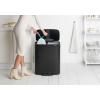 Kanta s pedalom BO, 2 x 30 l, crna, Brabantia