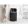 Kanta s pedalom BO, 2 x 30 l, crna, Brabantia