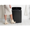 Kanta s pedalom BO, 2 x 30 l, crna, Brabantia