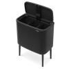 Kanta za otpatke na dodir BO, 3 x 11 l, mat crna, Brabantia