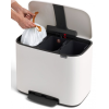 Kanta s pedalom BO, 3 x 11 l, bijela, Brabantia