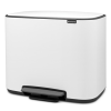 Kanta s pedalom BO, 3 x 11 l, bijela, Brabantia