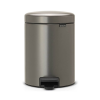 Kanta s pedalom NEWICON, 5 l, platina, Brabantia