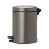 Kanta s pedalom NEWICON, 5 l, platina, Brabantia