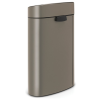 Kanta za otpatke na dodir TOUCH BIN NEW, 40 l, platina, Brabantia