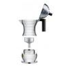 Aparat za moka kavu PULCINA, 70 ml, crna ručka, Alessi