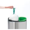 Kanta za otpatke na dodir TOUCH BIN NEW, 23 + 10 l, mat čelik, Brabantia