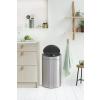 Kanta za otpatke na dodir TOUCH BIN NEW, 23 + 10 l, mat čelik, Brabantia