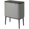 Touch kanta za otpatke BO TOUCH KANTA 11 + 23 l, mineralno siva, Brabantia
