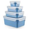 Kuhinjska posuda za pohranu MASTER SEAL COLOUR EDITION N1030810 , set od 4 kom, plava, plastika, Tefal