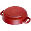 Casserole lonac, 24 cm, samozatvarajući poklopac, trešnja, lijevano željezo, Staub