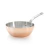 Tava za umak PRIMA MATERA 24 cm, za indukciju, konusna, bakarna, de Buyer