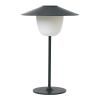 Prenosiva stolna lampa ANI, 33 cm, LED, tamno siva, Blomus