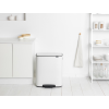 Kanta s pedalom BO, 2 x 30 l, bijela, Brabantia