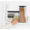 Posuda za čuvanje hrane TASTY PLUS, set od 4 kom, tamno siva, plastika, Brabantia