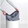 Korpa za rublje, 60 l, s poklopcem od pluta, bijela, Brabantia