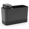 Organizator za sudoper, s dozatorom, siva, Brabantia