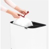 Kanta za otpatke na dodir BO, 11 + 23 l, bijela, Brabantia